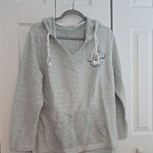 Women's Gray Hoodie Sweater